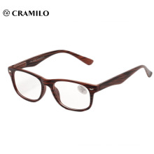 Classic fashionable wood grain reading glasses meet CE.FDA